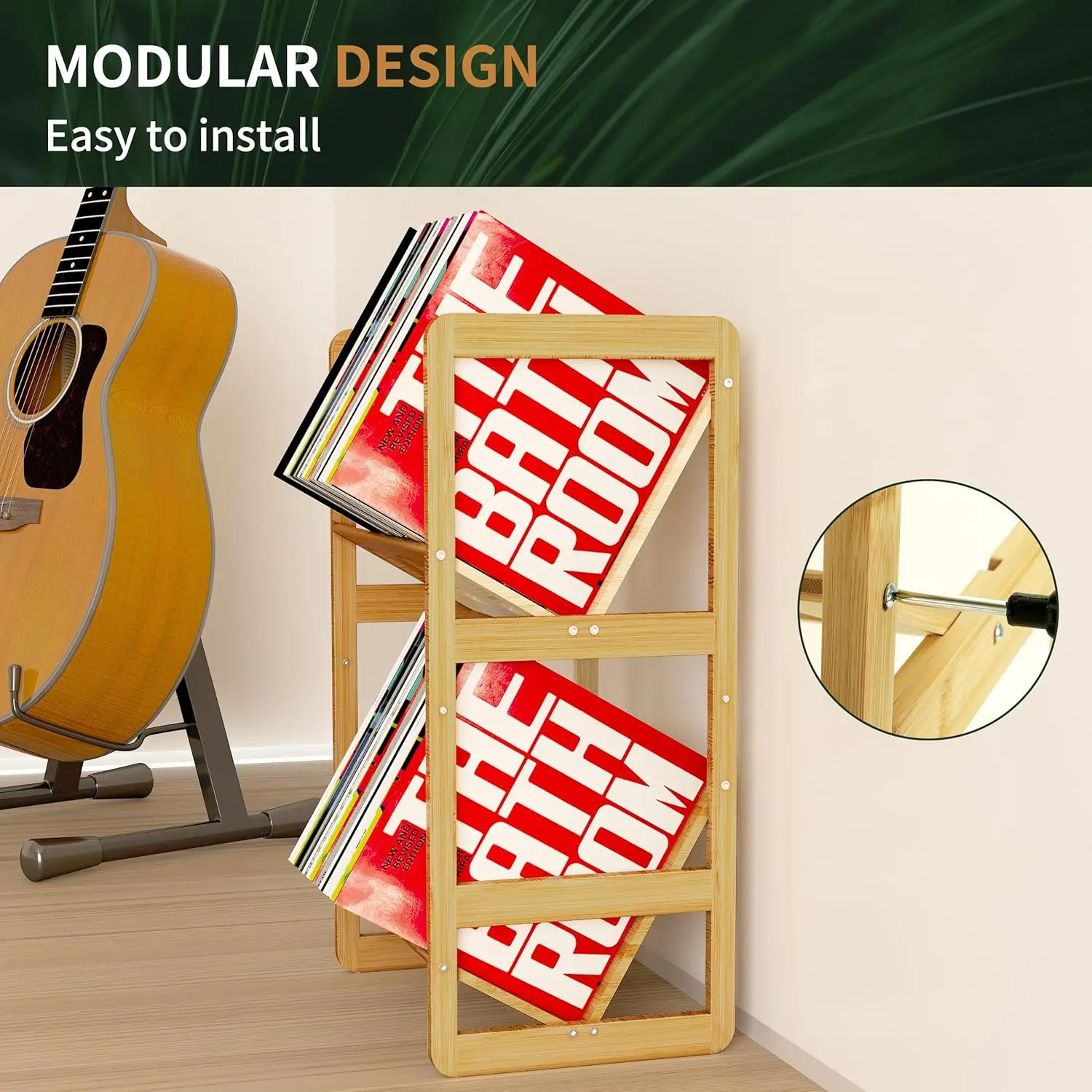 Combohome Bamboo Floor Large Tall Bookcase Book Shelf Retail Shop Library Book Store Display Rack Furniture for Bookstore