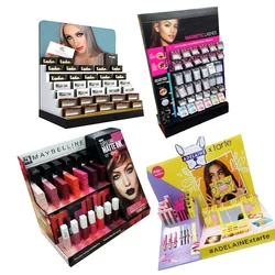 Wholesale OEM Cardboard Counter Box Cosmetic Beauty Salon Product Makeup Counter Top Display for Store