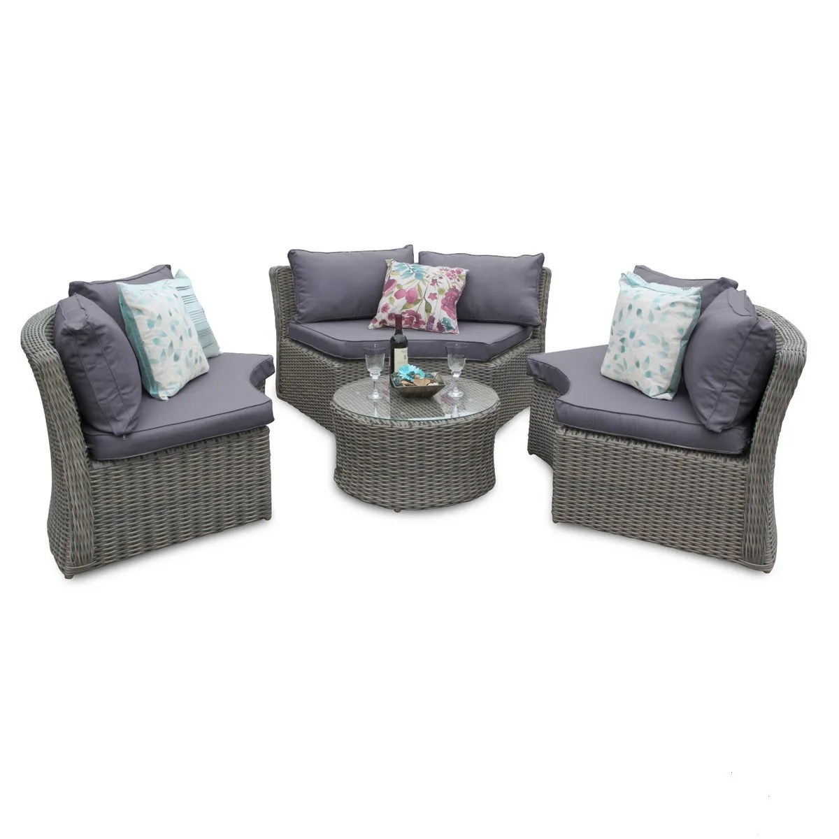 2018 Green outdoor modern rattan chinese wholesale furniture