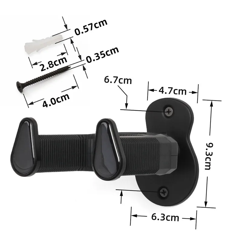 Automatic Lock Electric Bass Guitar Rack Hook Wall Mount Guitar Hanger For Ukulele and Classical Guitars