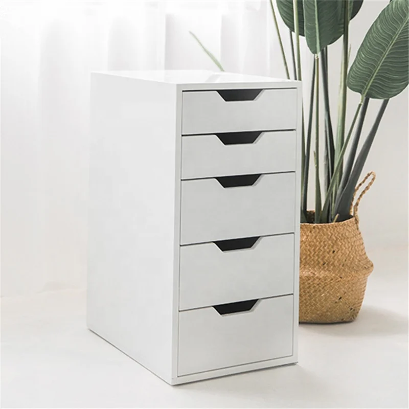 
2020 New Arrival White color Living Room Furniture Mirror Corner 9 Chest of Drawers Cabinet 