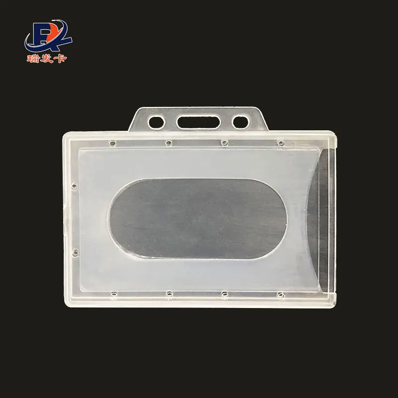 China Customized PVC Transparent Hard Plastic Business Card Case Card Holder
