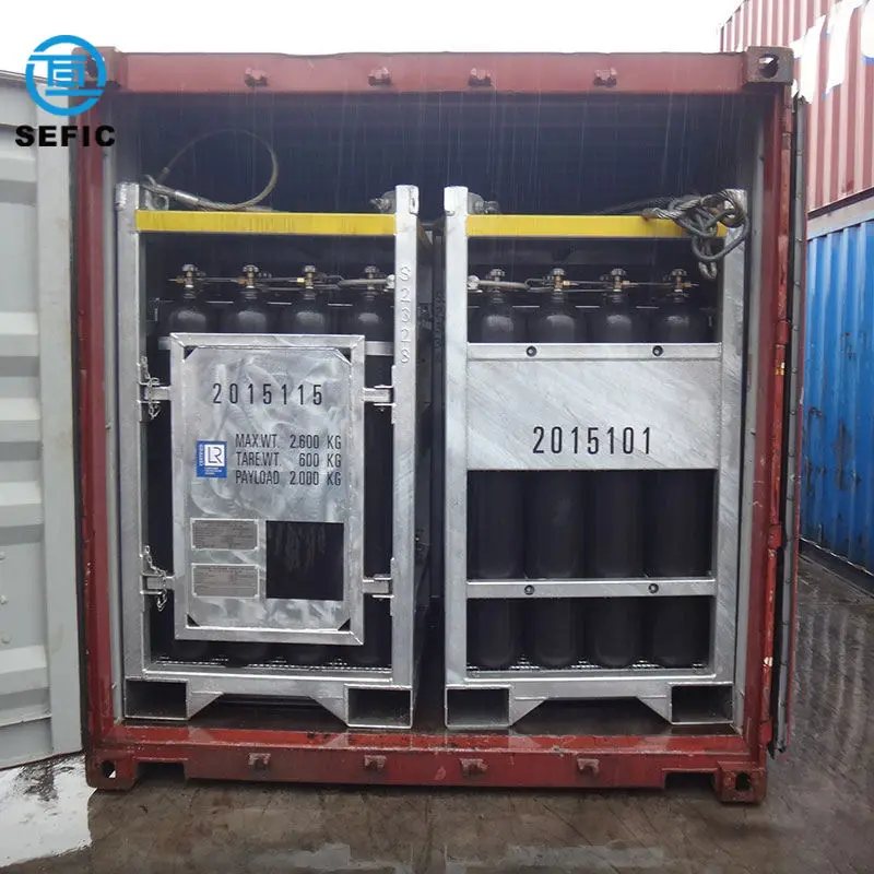 SEFIC Offshore Platform Industrial Gas Cylinder Rack DNV Cylinder Rack