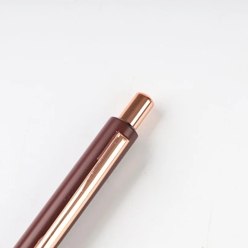 Gift promotional customized logo advertising metal ball point pen colored personalizzed metal pens for engraving