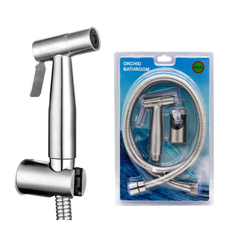 Stainless steel handheld bidet Family Shattaf Bidet faucet Shower Sanitary ware Jet Bidet ejector Toilet