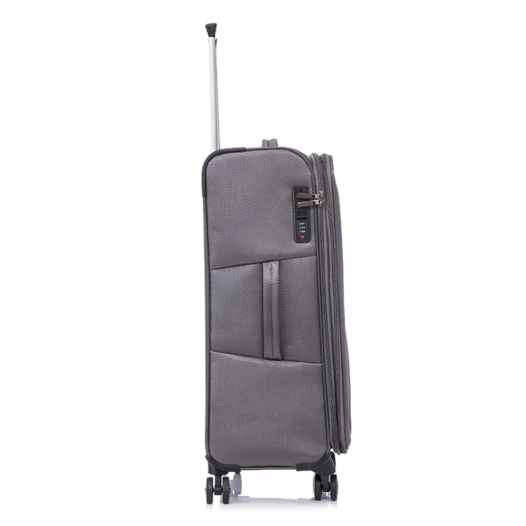 Oem Custom Lightweight Soft nylon luggage 4 Pieces 20 24 28 32 Inch Spinner 4 Wheels Suitcase Luggage Sets