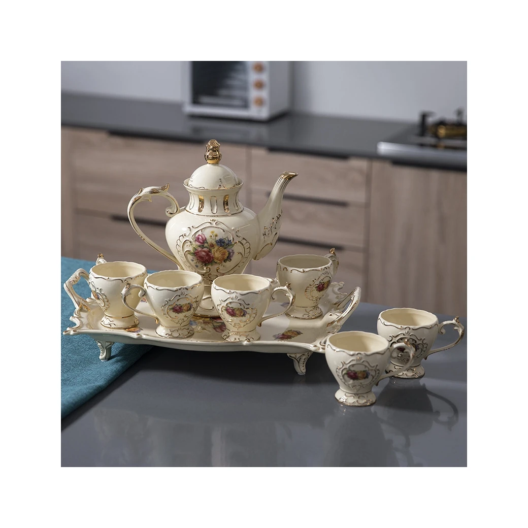 702 Coffee Tea Set Ceramic Coffee Cup Set Ceramic Western Afternoon Tea Tea Cup Set