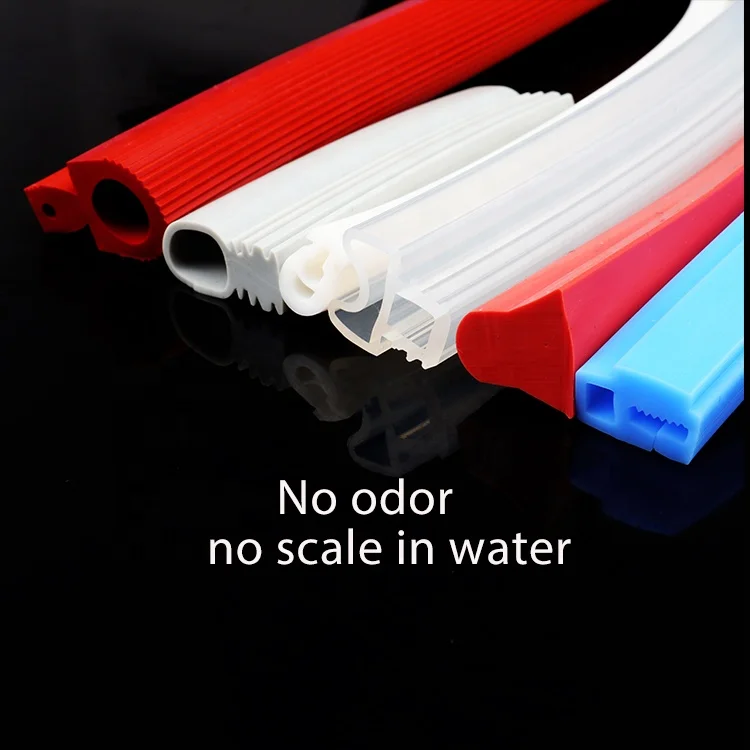 2022 hot sale customized seal strip led silicone profile  F  U shape high quality  silicone strip for profile