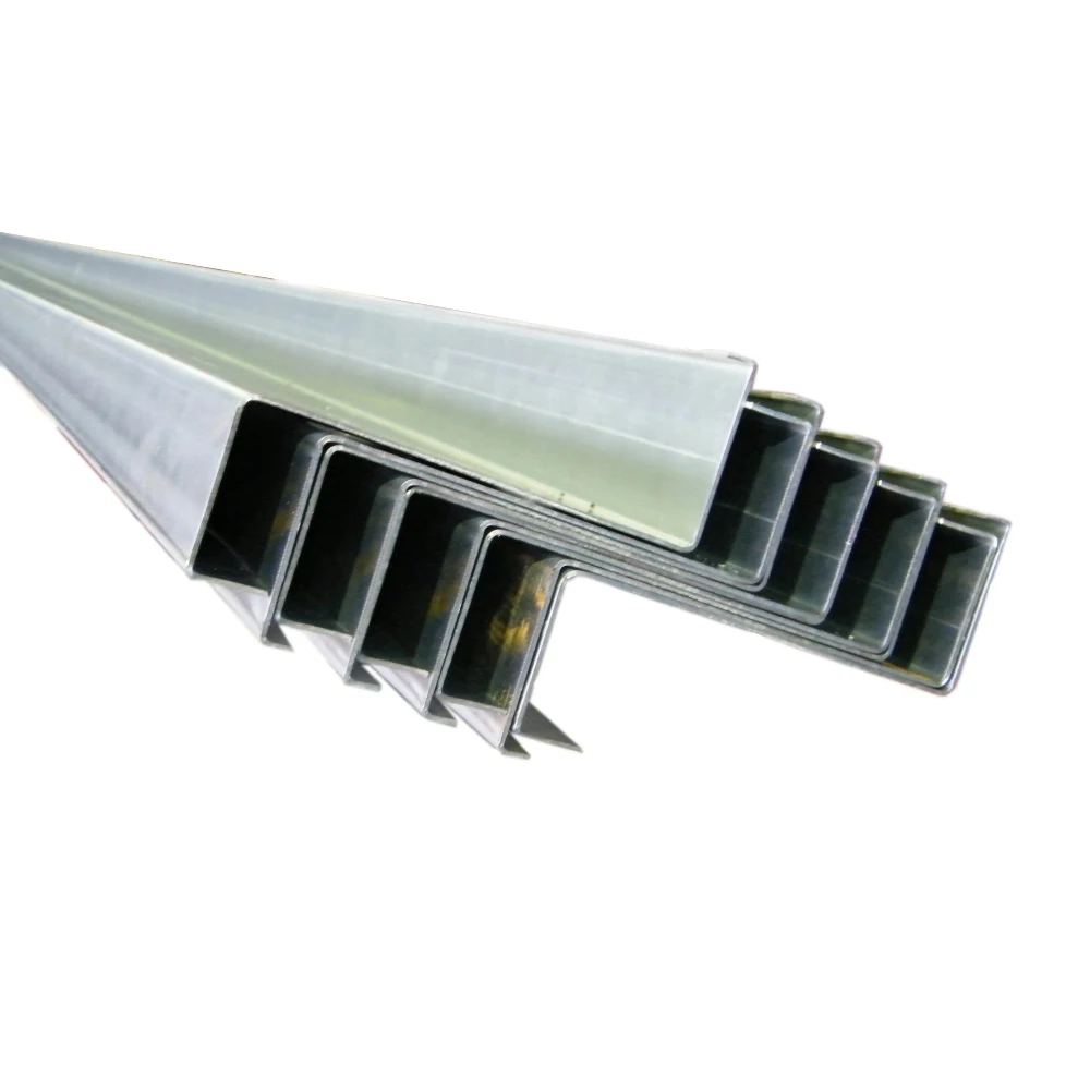 Steel Processing Parts Galvanized  Steel C Channel Cold Formed Galvanized Channel Steel Profile Greenhouse Gutter Profile