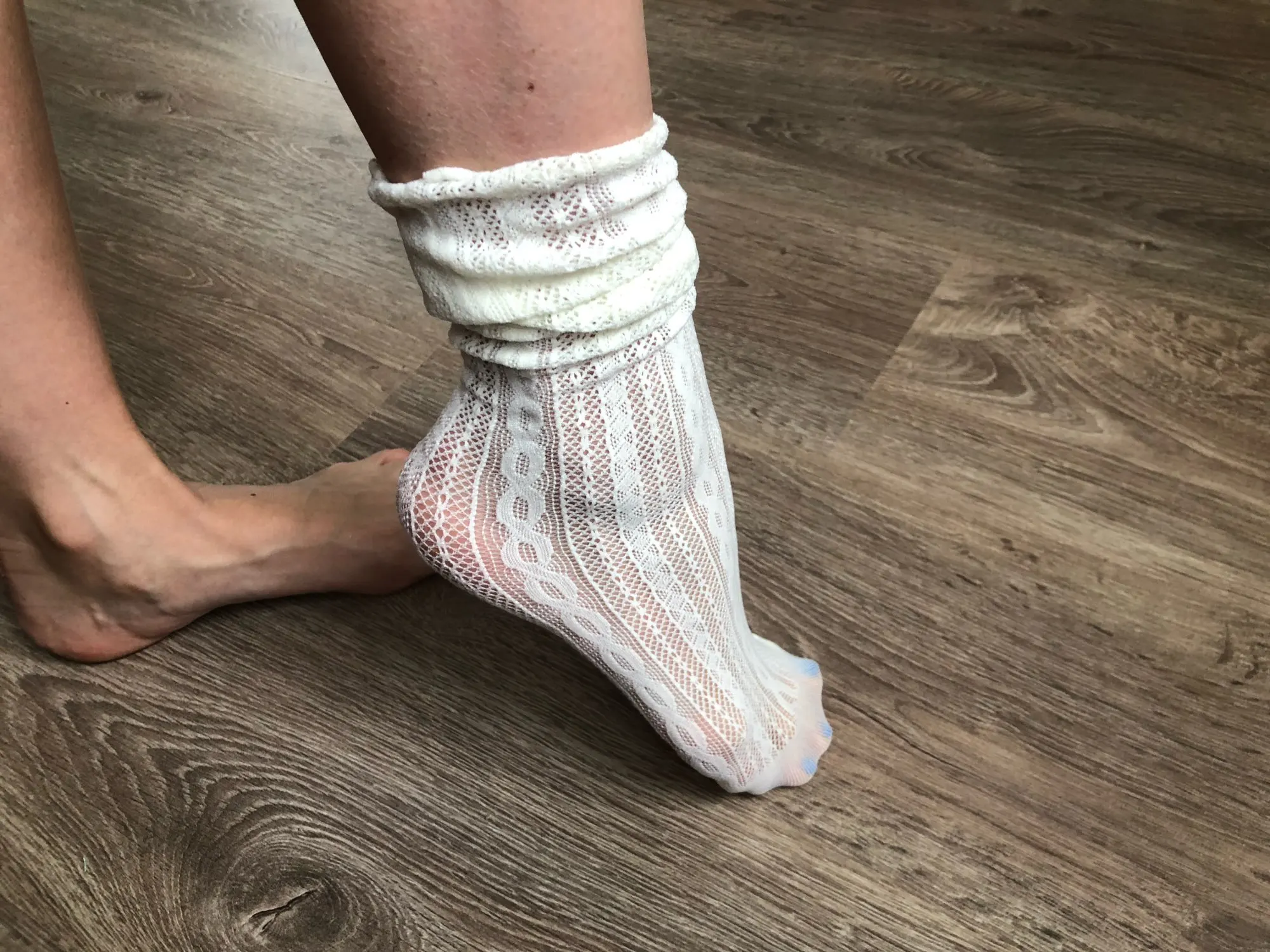 Summer Fashion Cute White Casual Long Bubbles Japanese Solid Soft Breathable Pink Hollow Mesh Slouch Lace Stockings Women Socks