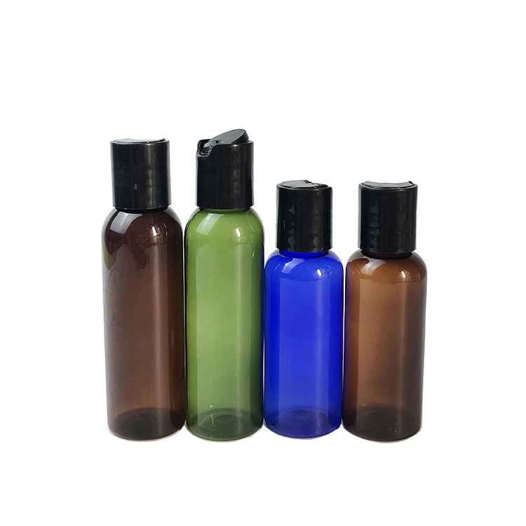 Hot Sale Shampoo Bottles Empty 100ml 150ml 250ml 500ml PET Plastic Container with Disc Top Cap Hair Gel Lotion Bottles