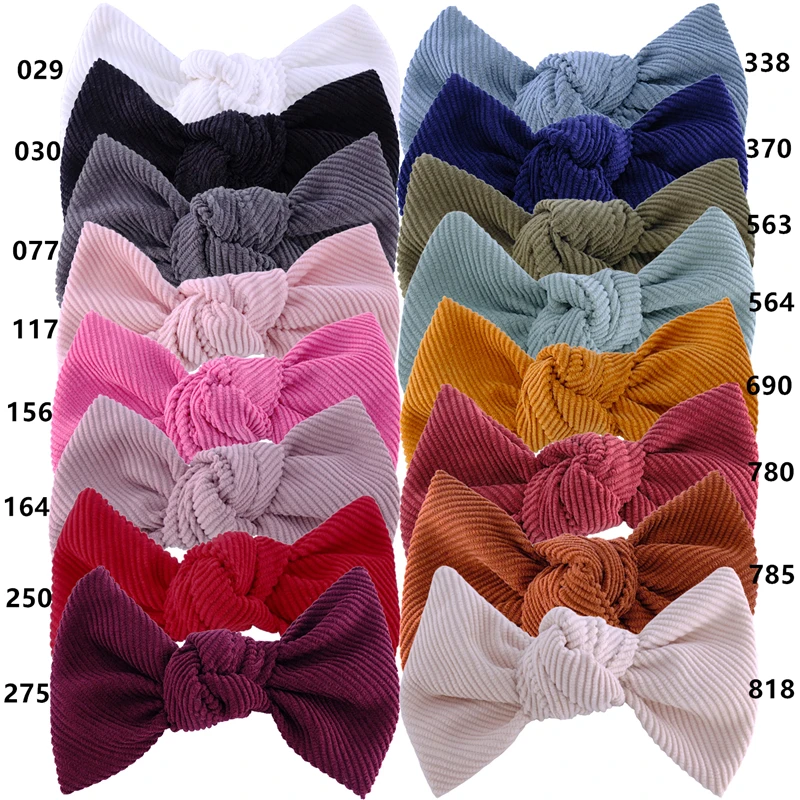 Large Corduroy Velvet Bow Hair Clips Barrettes Hairpins Hair Accessories for Girls Women Headwear Big Hair Bows