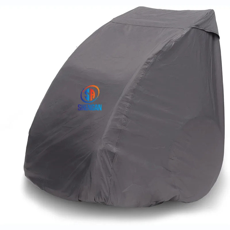 High quality Cover for Bicycle Trailer and Jogger Lockable With Air Vent Waterproof UV Protection Universal Black Color