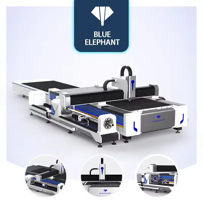 Top Rated 1530FT Sheet and Tube Fiber Laser Cutting Machine with Independent control cabinet