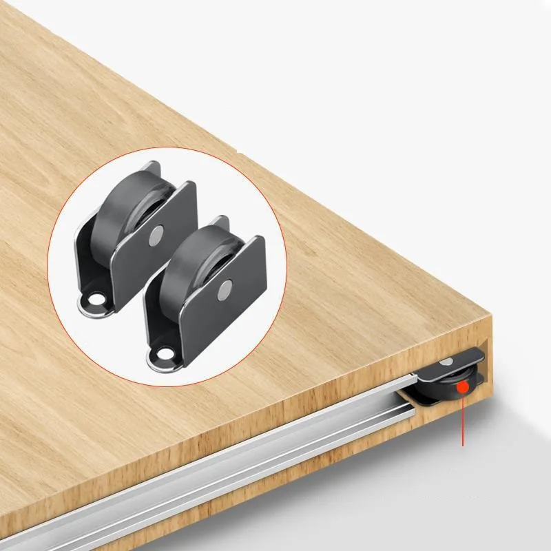 Custom Ghost Interior Door Hardware Kits Invisible Sliding Door System With Hidden Tracks