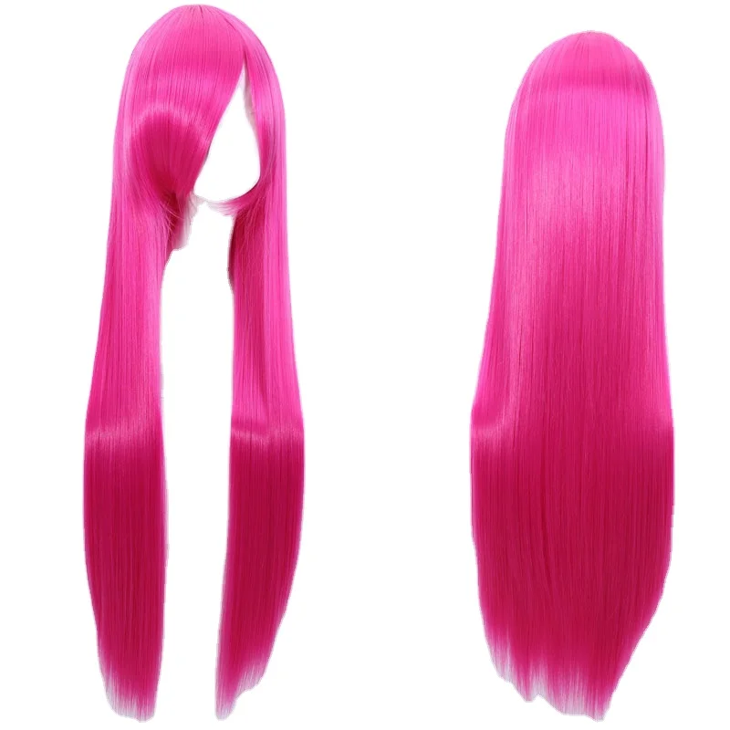 Colorful Beauty 39 Inch 100cm Long Straight Anime Cosplay Wig Party Wig for Halloween Cosplay