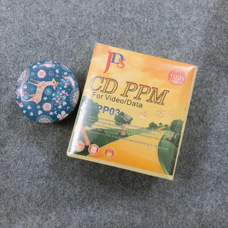 Clear standard ring binder 100-pack 2 disc cd dvd plastic sleeve