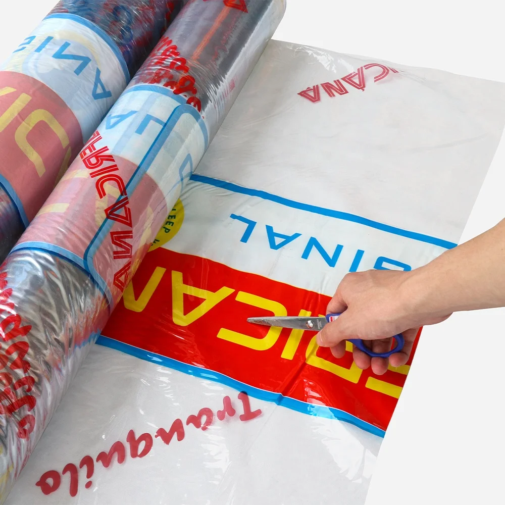 High Quality PVC Plastic Film Roll for Mattress Packing and Shipping