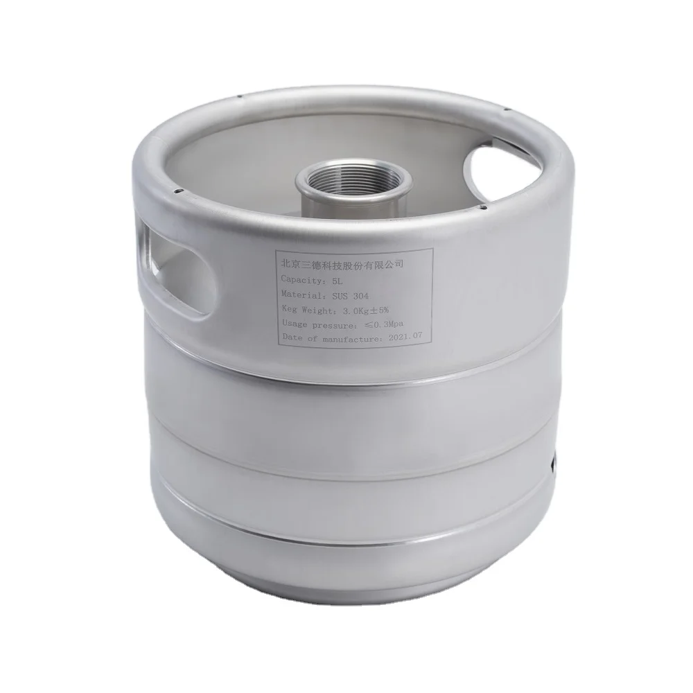 US Standard Stainless Steel Beer Barrel 3L 5L 10L 15L Beer Keg For Sale beer kegs with inner spear and bag
