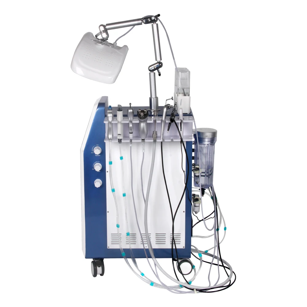  9 in1 h2 o2 hydro cleaner diamond aqua peel hydra dermabrasion machine for deep cleansing facial beauty device spa salon
