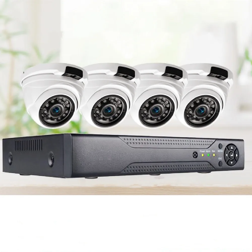 JXJ Security System 4CH NVR Kit Indoor Home Wireless Video Dome Ir High Definition Surveillance  Cctv Camera Wifi