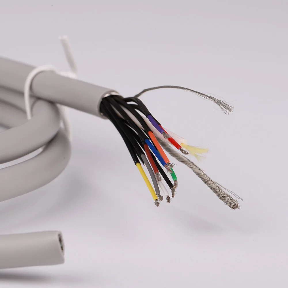 High Quality TPU Shielded Electric Wires Cables 10 Lead ECG Cable