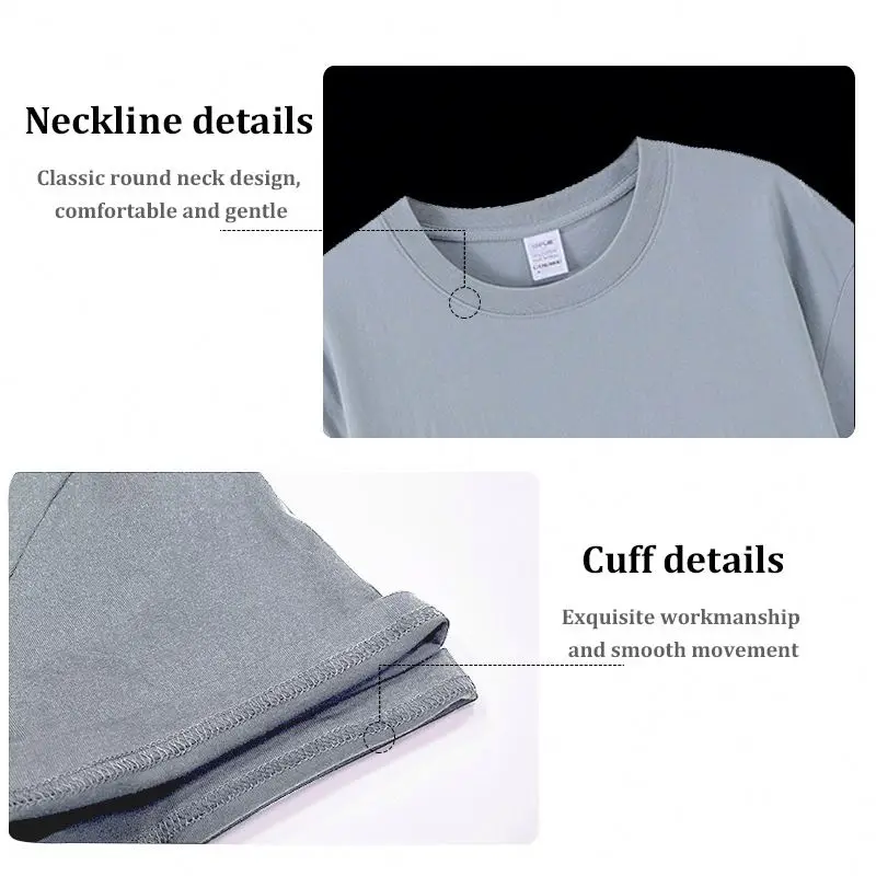 Custom Cheap Plus Size Sweat Absorbing Whole Sale Cotton Black t Shirts