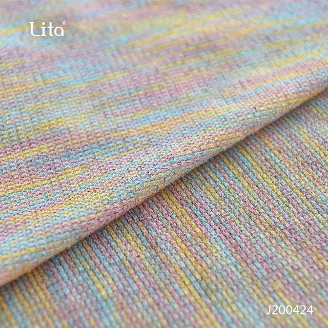 Металлическая сетчатая ткань, радужная Радужная металлическая ткань для тонкого платья, аксессуары для украшения