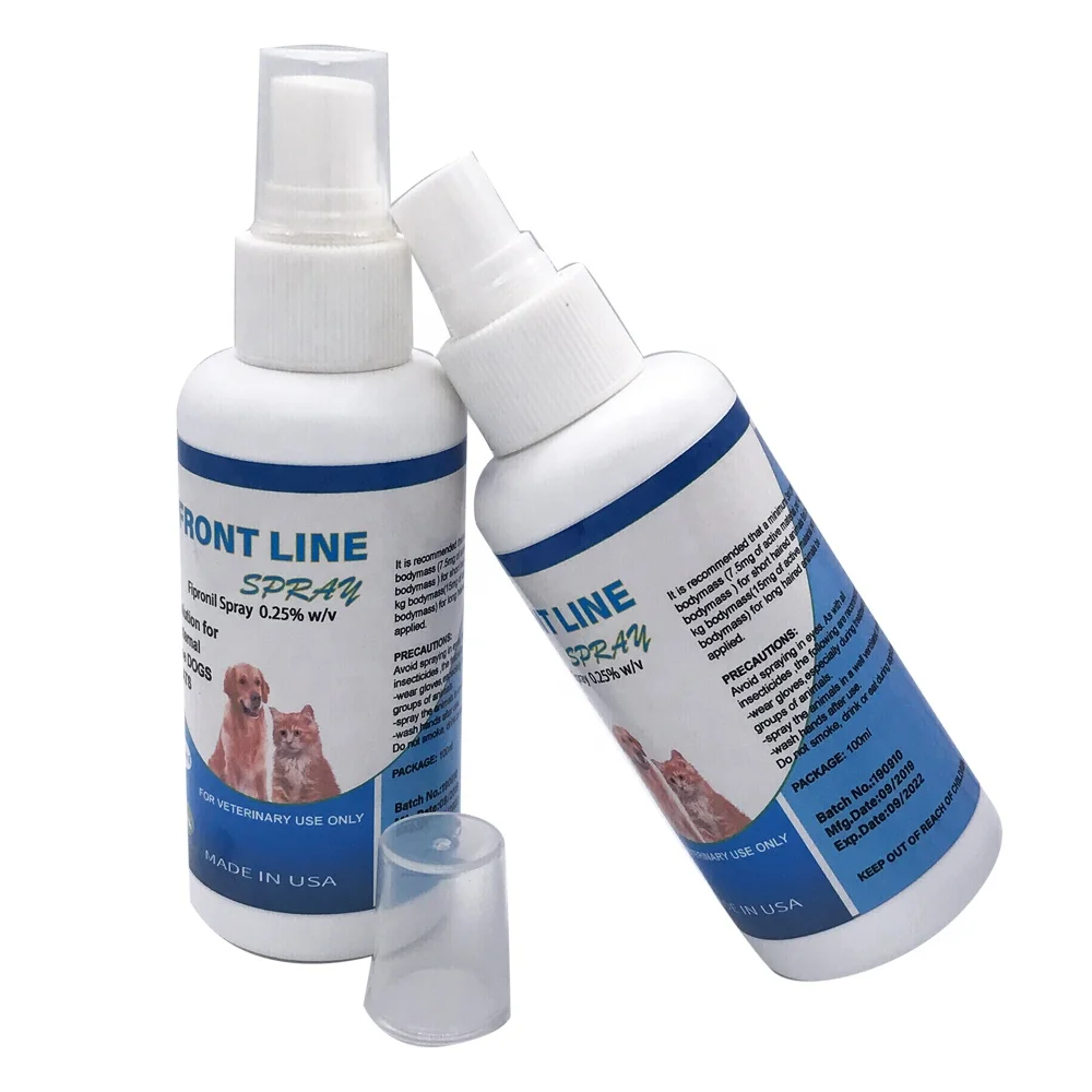 Pet fipronil plus fipronil spray for dog cat anti flea tick