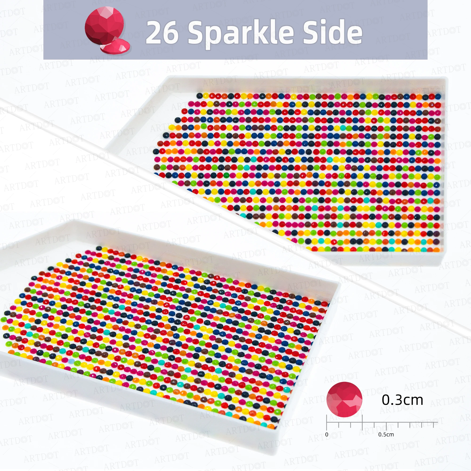 
Diamond Painting Square/Round Drills DMC 445 Colors 200pcs/Bag Rhinestones Beads for 5d DIY Diamond Art 