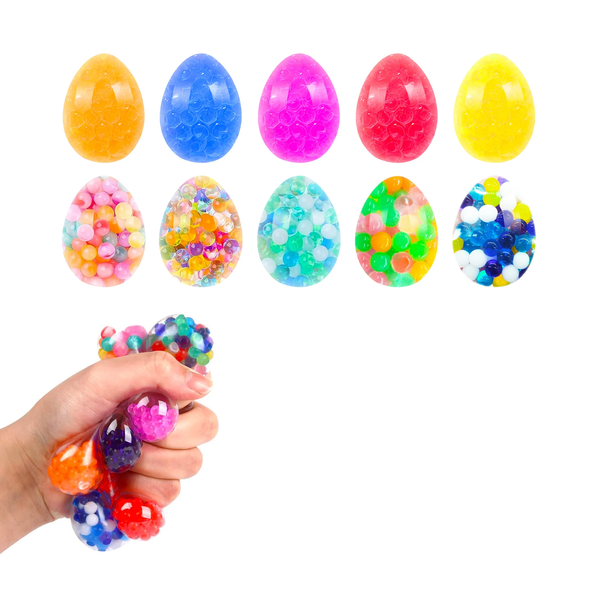 Easter Novelty Gifts Kid Toy Easter Eggs Mini Squeeze Ball for Squishies Stress Relief