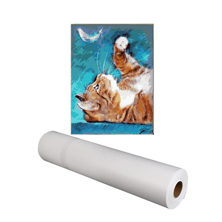 
360gsm fine art pure cotton cotton art blank inkjet canvas roll for pigment and dye ink 