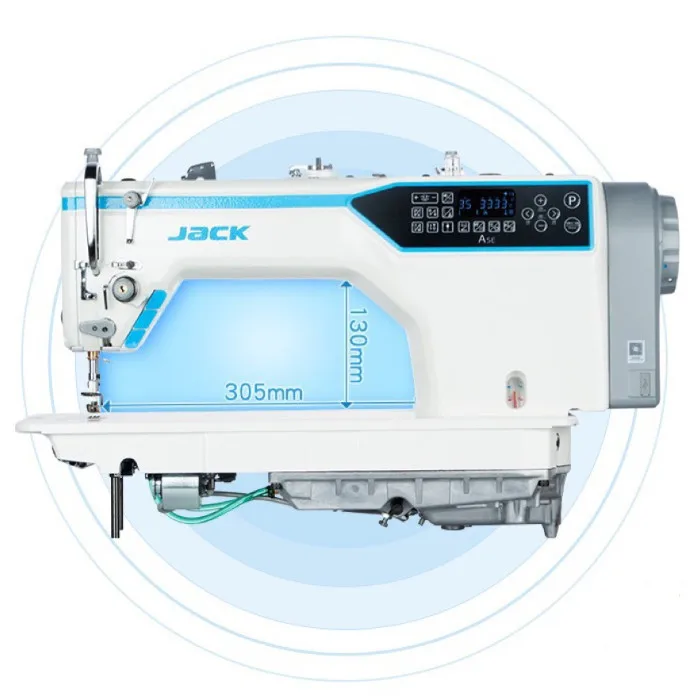 Brand New Factory Price Jack A5e Single Needle Direct Drive Fully Automatic Blanking Lockstitch Industrial Sewing Machine
