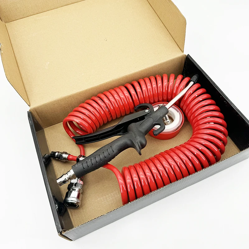 Wholesale high end PA tube plastic industrial air blow clean gun compressed plastic air dust blow gun kits for compressor