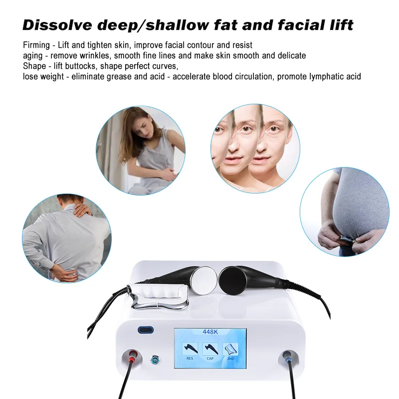 Profesional Radio frequency Heating Indiba 448khz machine mini rf Deep Care Face and Body Slimming Machine