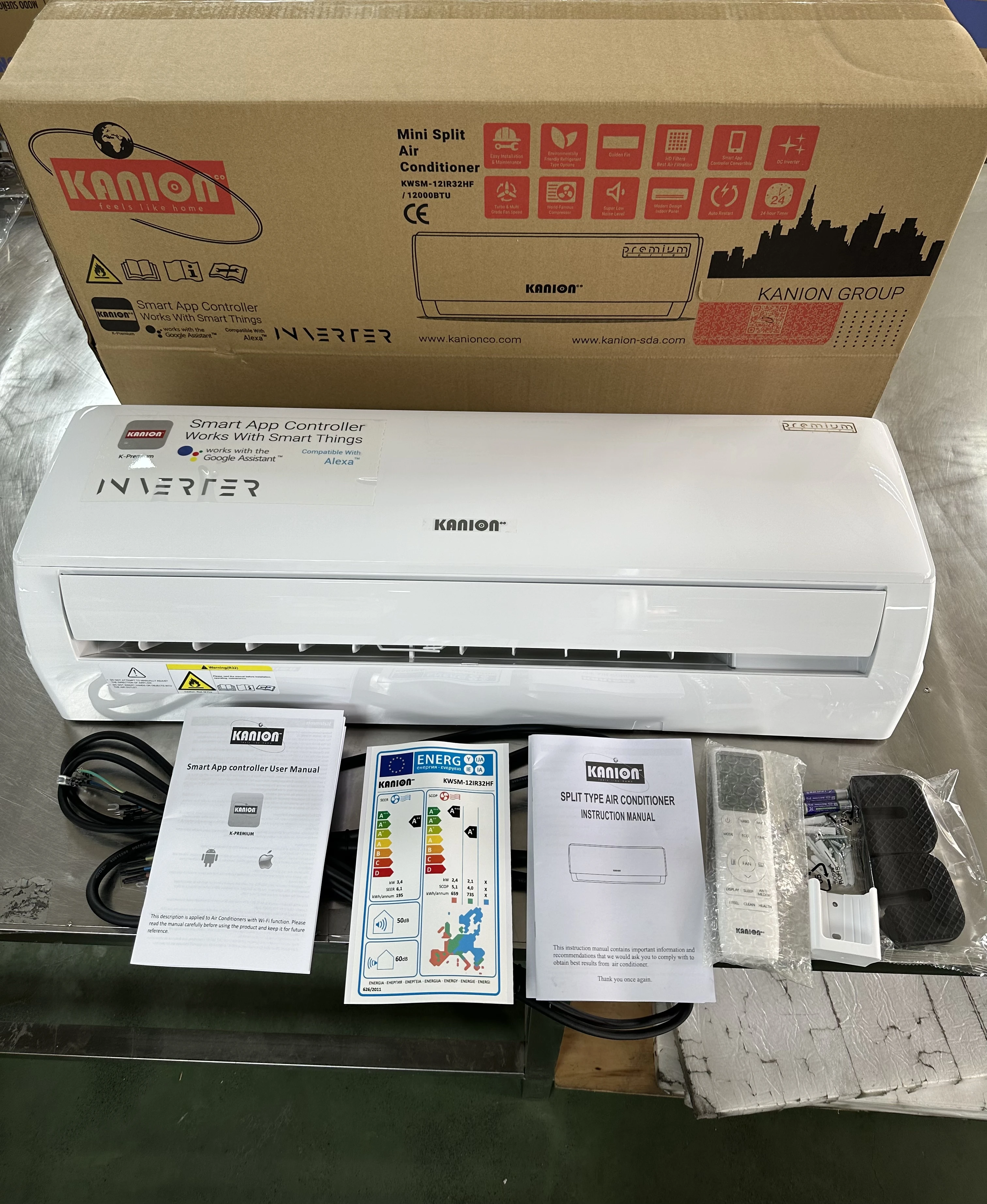 Kanion 9000BTU 12000BTU 18000BTU 24000BTU Seer16 Mini Split Inverter split air conditioners