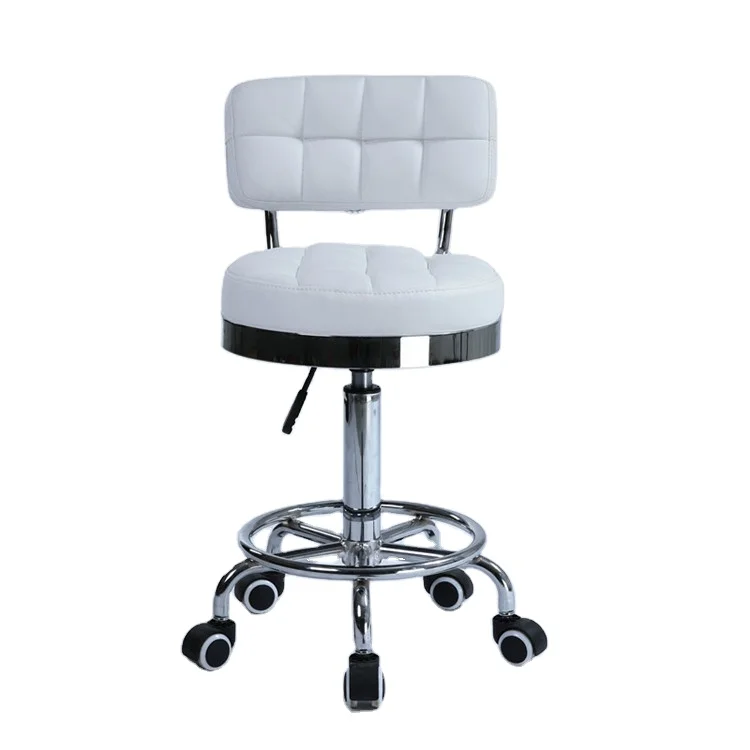 Оптовая продажа изготовление на заказ техник портативный черного и белого цвета для маникюра спа скамеечка ног педикюр стул с