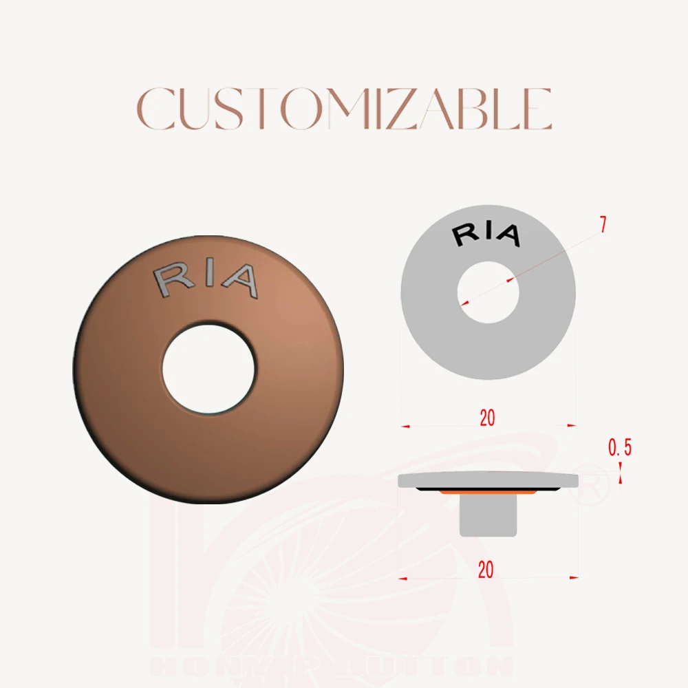 alloy denim tack button for jeans garment