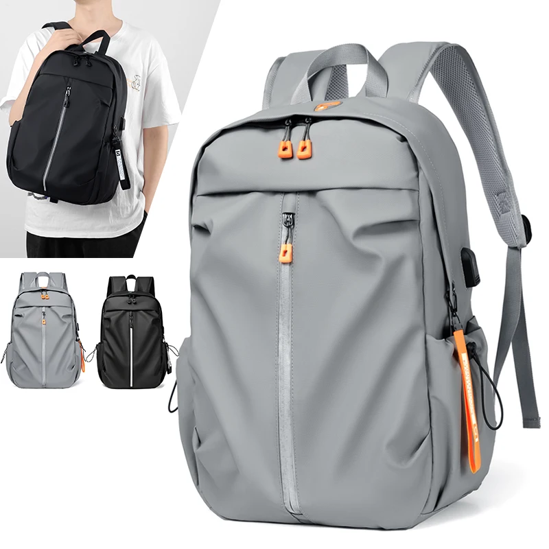 New waterproof backpack bags backwoods laptop bags anti theft for men backpacks with usb charging port smart black laptop bag