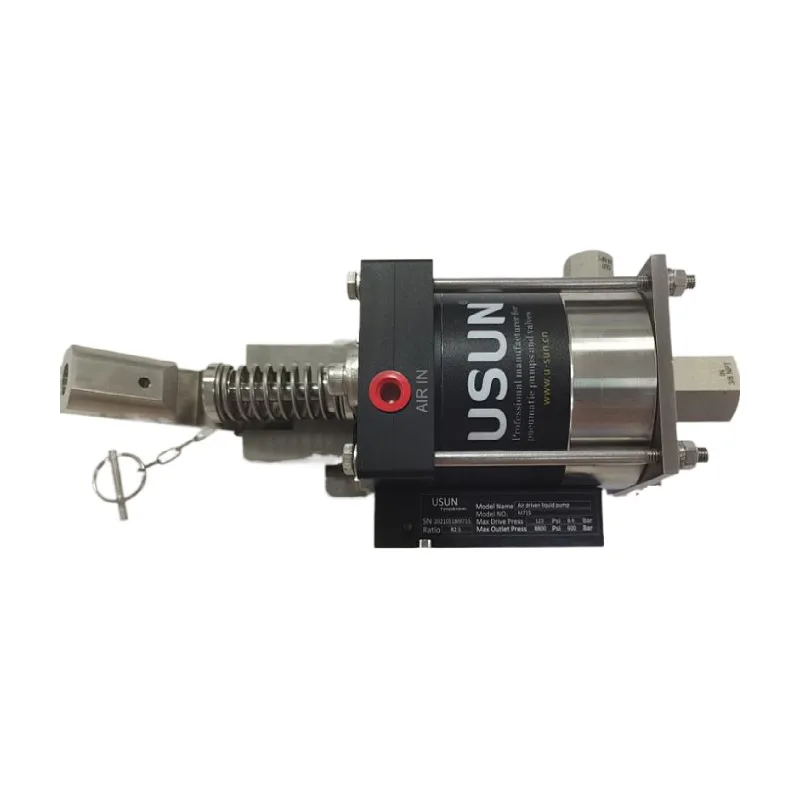 USUN  Model: M21S-H  Maximum 18MPA  Mini portable  air driven hydro pressure testing pump