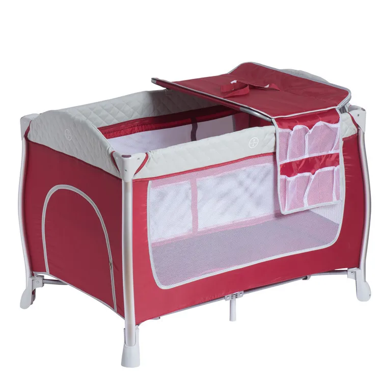 
High quality 2 Layers travel cot bed for european standard 