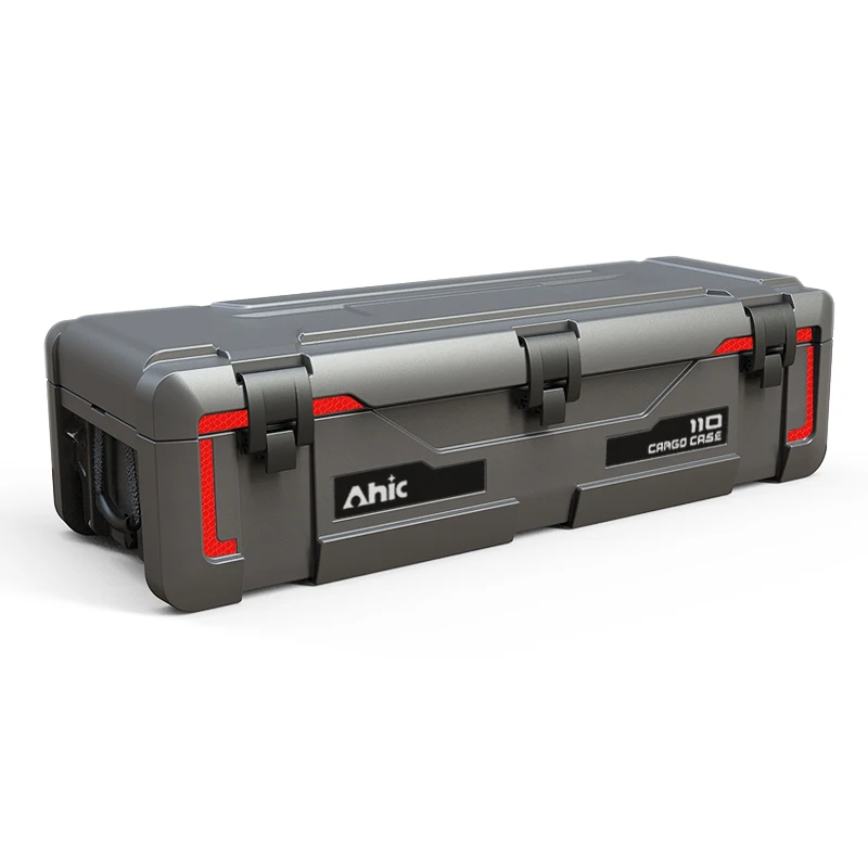 110L Rugged Case HDPE Cargo Case Hard Plastic Rotomolded Tool Box 4WD Storage Box Roof Rack