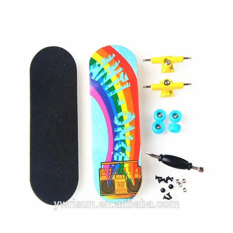 Random Party Gifts Aluminum Alloy Fingerboard Boys Toy Finger Scooter Skate Truck Mini Finger Skateboards