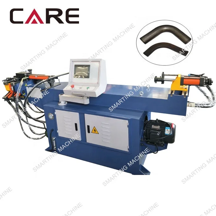 Гидравлический Овальный трубогибочный станок DW50NC с ручной подачей овальной трубы 20x50 мм