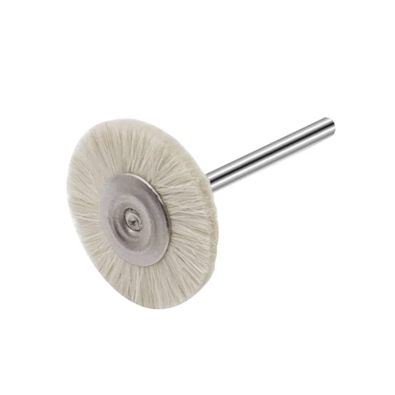 Wool brush Abrasive Grinding Accessories Tool 3mm Handle Soft Grinding Wheel Polishing Brush Polishing Rotary Tool
