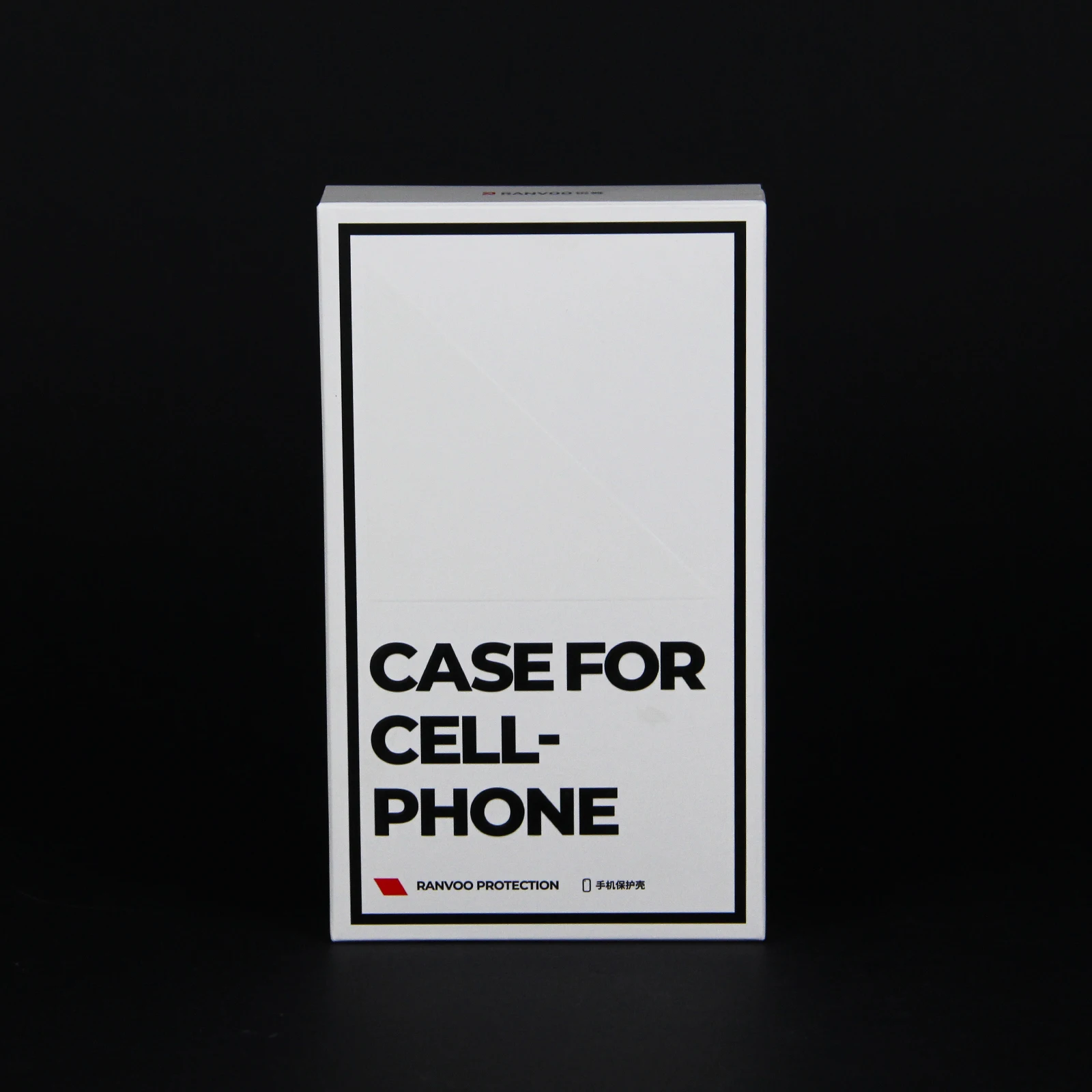 Manufacture white foldable card box for cellphone