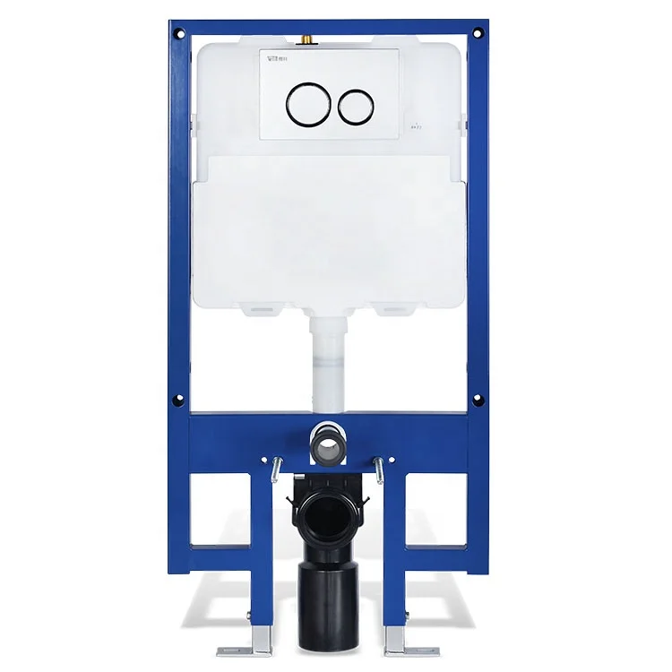 Watermark wall- hung toilet cistern mechanism concealed cistern with Iron frame