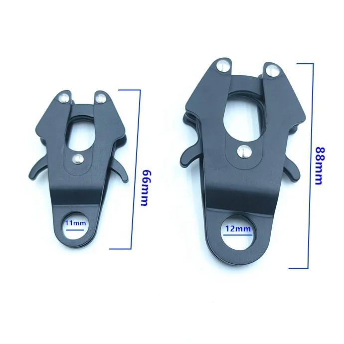 Aluminum Quick Release Frog shaped Clip Buckle Dog Leash Clasp Dog Chain Buckle for Linking Pet Collar