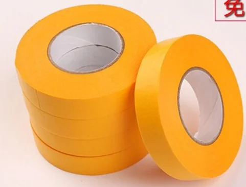Wholesale jakarta dark yellow decoration washi tape wide 5mm