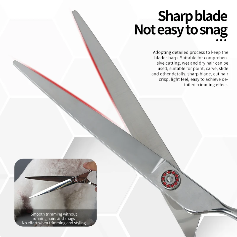 Salon thinning hair cutting professional beauty dog grooming trimming professional pet hairdressing barber hair Scissors